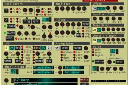 Featured image for “free VSTi: Synth1 for MAC”