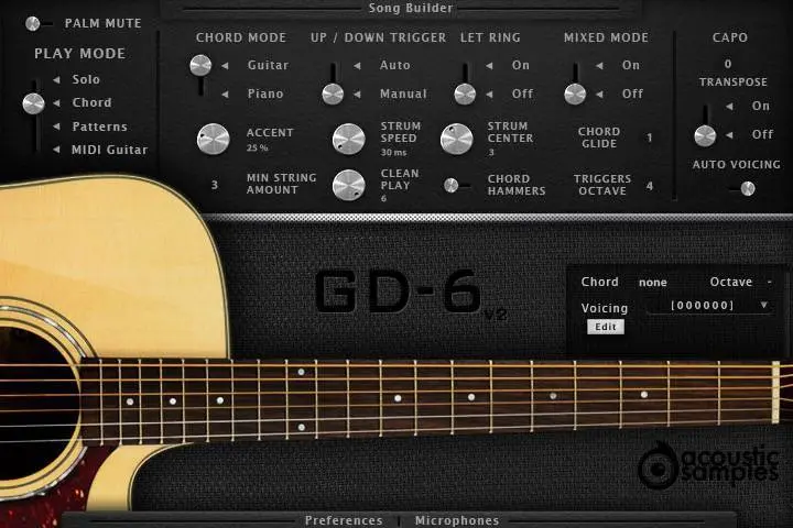 Deal: 50% off GD 6 Acoustic Guitar by Acoustic Samples