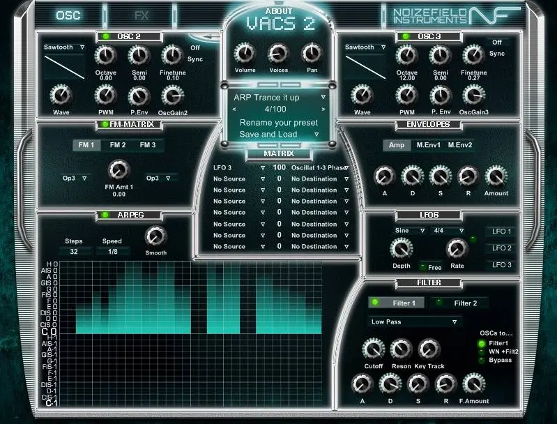News: Noizefield released VACS2<br/>a free VST synthesizer plugin