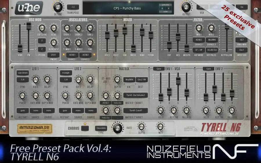 News: Noizefield released Tyrell Preset Pack