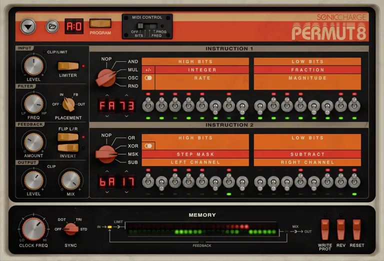 Free Presets (firmware) for Sonic Charge Permut8