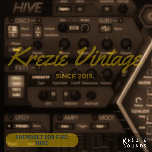 Free vintage soundset for Hive by Krezie Sounds