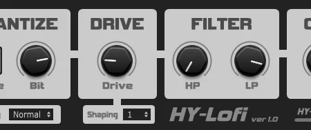 Featured image for “Free waveshaper and bitcrusher by HY-Plugins”
