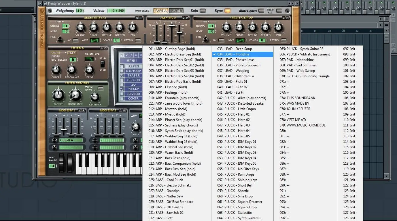 70 free presets for Sylenth