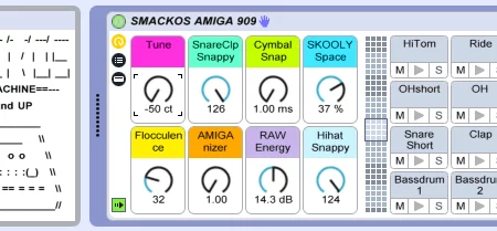 Featured image for “Free Ableton Live instrument – Smackos AMIGA 909 by LEGOWELT”