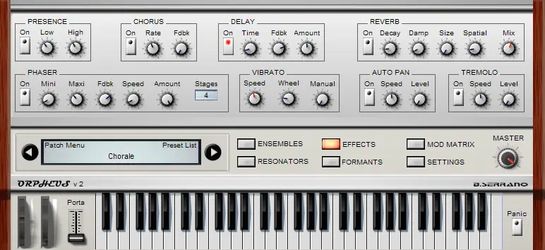 Orpheus2 for free by B.Serrano