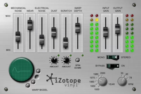 Featured image for “Vinyl effect for free by iZotope”