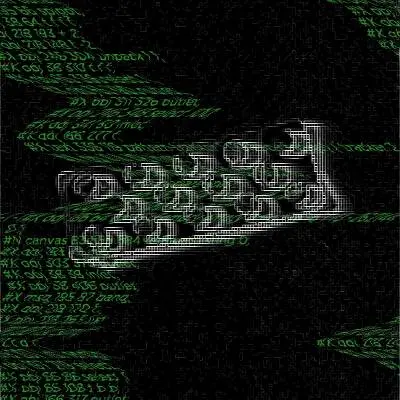 404 Glitch Data samples for free by Square and line