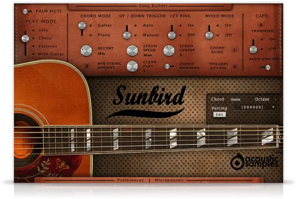 Deal: Sunbird Acoustic Guitar by Acoustic Samples 50% off
