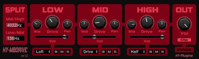 HY MBDrive – Free multiband drive effect by Hyakken