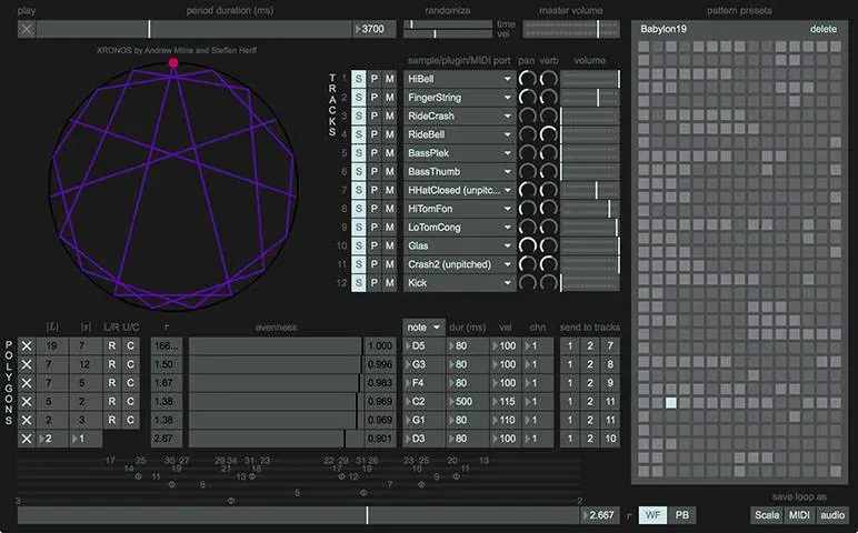 dynamic tonality released XronoMorph: Loop generator for free