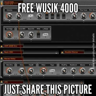 Wusik 4000 for free