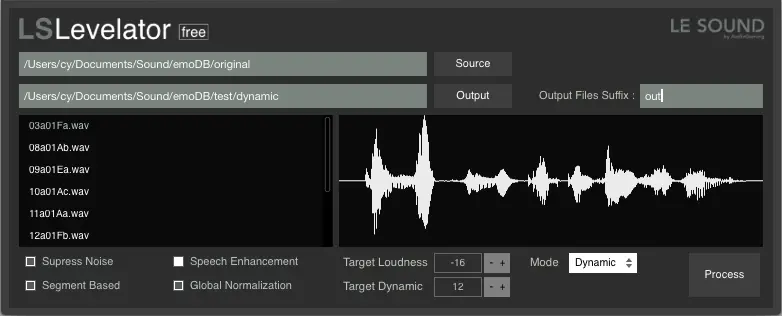 Ls Levelator Free – Loudness Normalization batch tool
