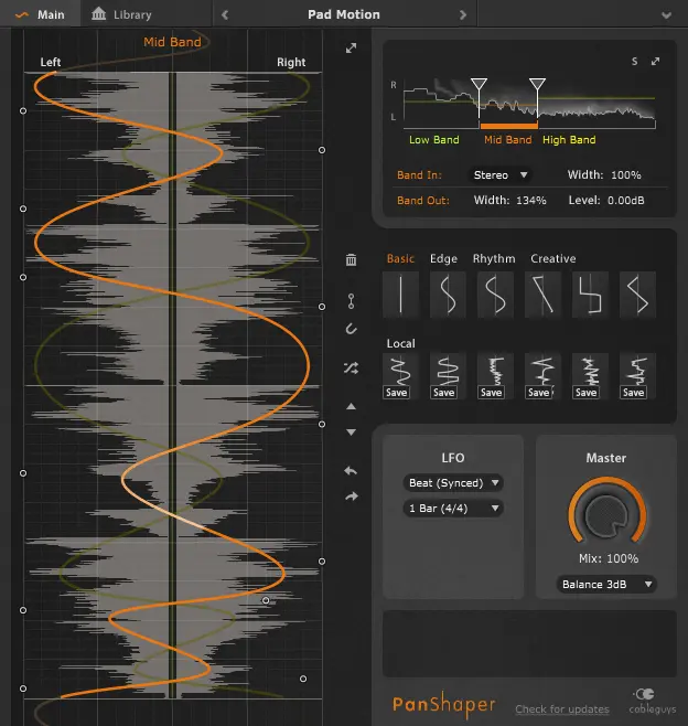 New updates for PanShaper and VolumeShaper by Cableguys