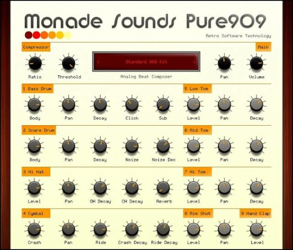 Monade_Sounds_Pure909_TR909_Emulation