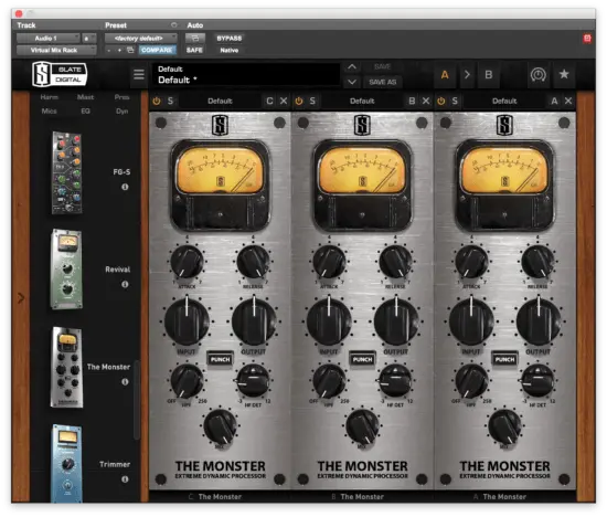 The Monster – Free dynamic processor by Slate Digital