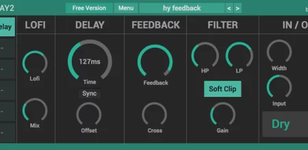 Featured image for “HY-Delay2 (free version) by HY-Plugins”