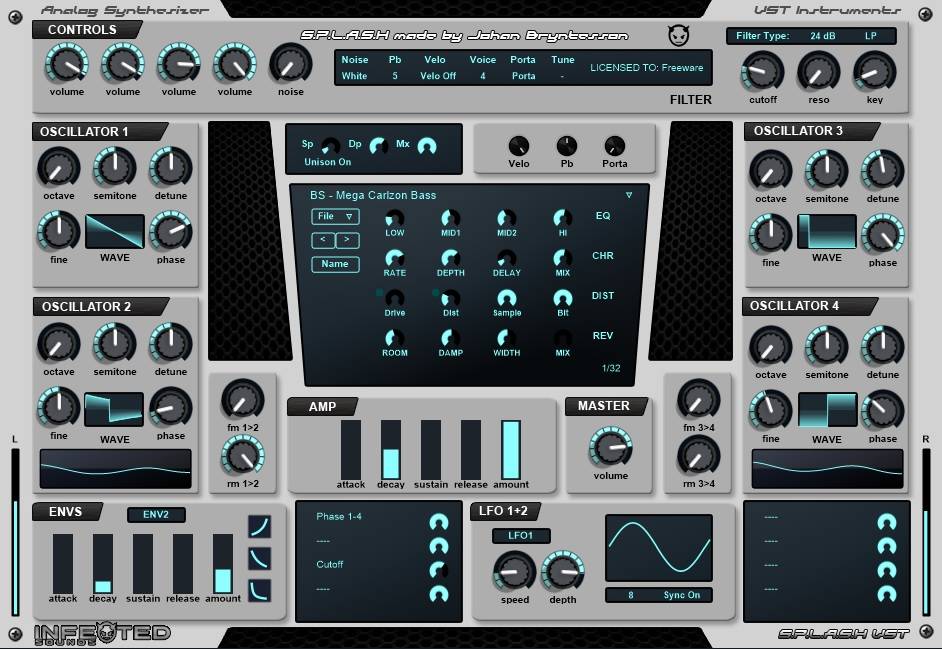 Exotic – Freeware synth by JB and CPS