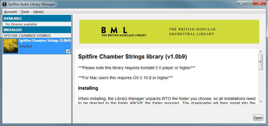 Spitfire Chamber Strings Download Tool