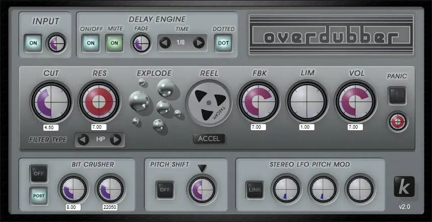 OverDubber 2 – Update for the free effect by KlangLabs