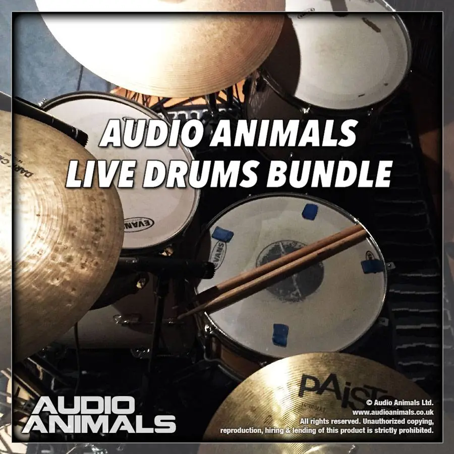 Deal: Live Drums Bundle by Audio Animals 80% off