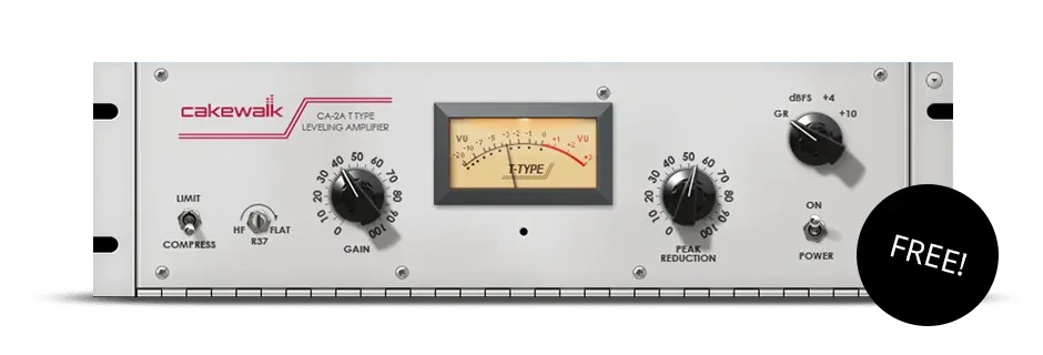 Cakewalk releases Leveling Amplifier CA 2A T Type for free