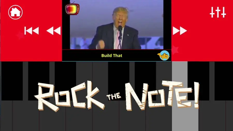 Cocoa Camel released ROCK THE NOTE! – Presidential Edition (iOS & Android)