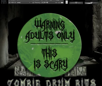 Featured image for “Free Kontakt instrument for drums – Zombie Drum Bits by Rattly & Raw”