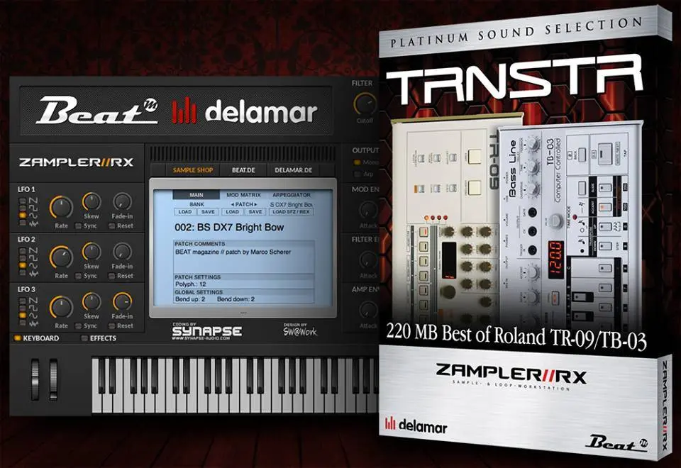 TRNSTR – Free Samplepack by Beat for Zampler