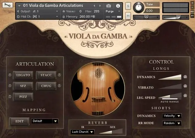 Cinesamples released Viola da Gamba