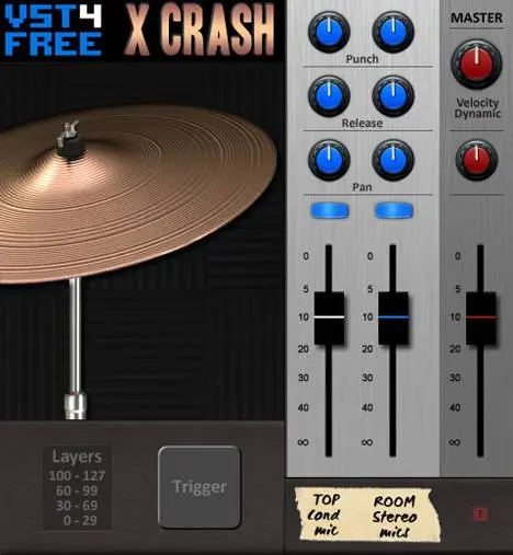 X Crash – Free Crash cymbal plugin by VST4Free