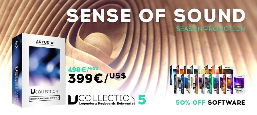 Arturia announced Sense of Sound (seasonal promotion)