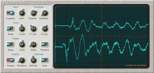 Jagged Planet releases update for the Oscillator plugin J Scope