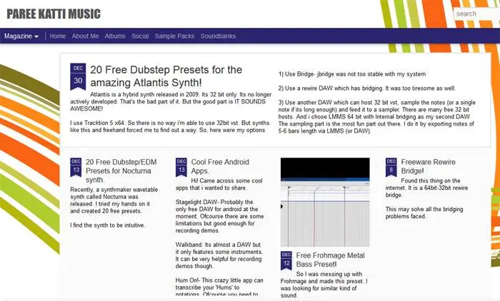 20 free dubstep presets by Paree Katti