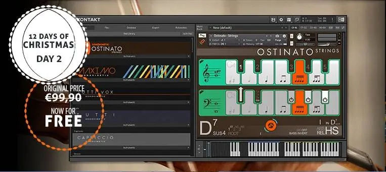 Sonokinetic released Ostinato Strings (For free today – will be 99€)