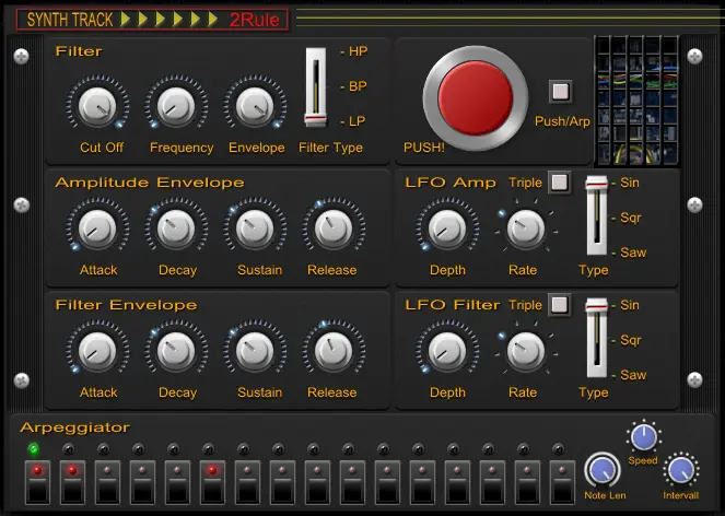 Synth track – Free FSU effectplugin by 2Rule