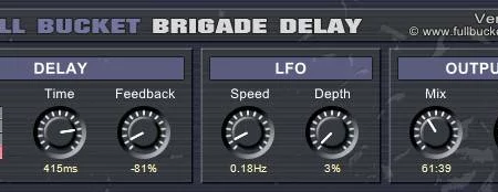 Featured image for “Full Bucket Music releases free delay-plugin”
