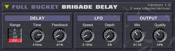 Full Bucket Music releases free delay plugin