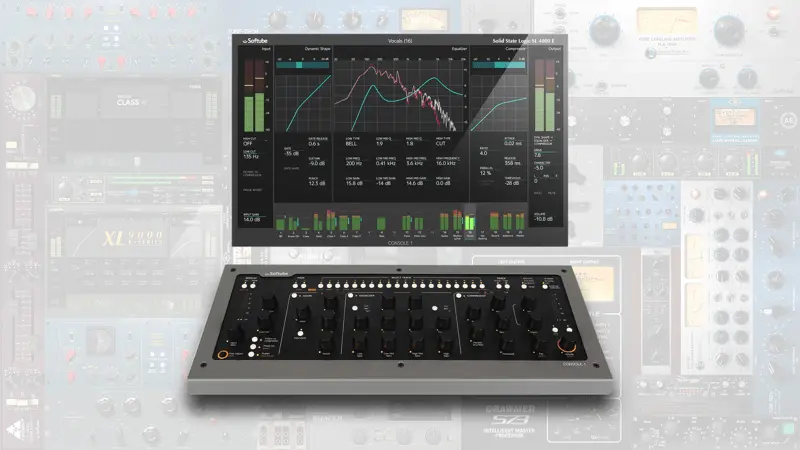 Softube announces availability of Console 1 software support for UAD Powered Plug Ins