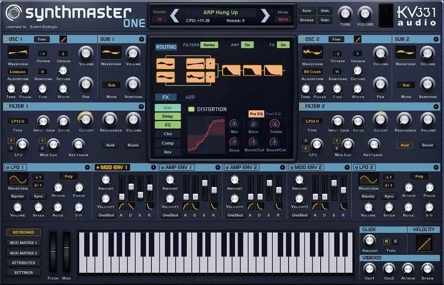 KV331 Audio released SynthMaster One