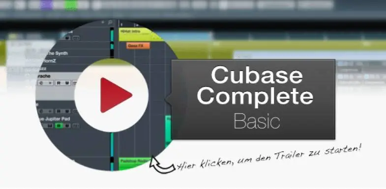 Cubase Complete Basic – New tutorial DVD by audio workshop.de