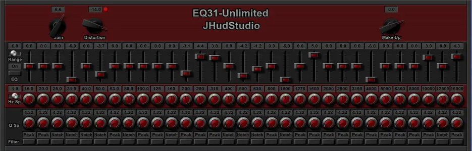 EQ31 Unlimited – free graphic equalizer by jhudstudio