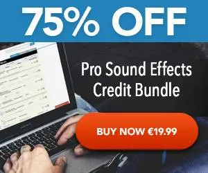 Deal: 75% off Pro Sound Effects Credit Bundle