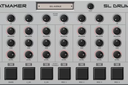 Featured image for “Beatmaker releases free drum machine SL Drums 3”