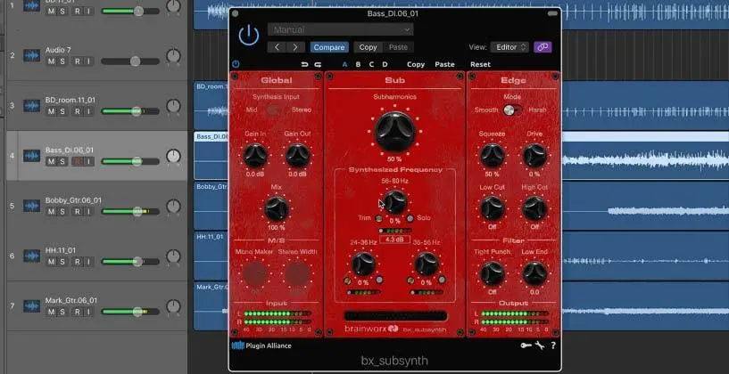 Plugin Alliance released bx subsynth (subharmonic bass processing plugin)