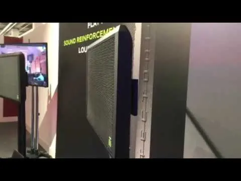 Flat speakers by Tectonics @ Musikmesse 2017