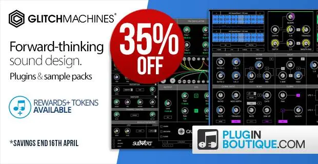 Glitchmachines deal at Plugin Boutique