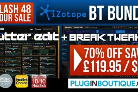 Featured image for “Deal: iZotope BreakTweaker & Stutter Edit + FREE Mobius Filter (149USD)”