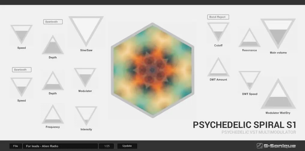 Psychedelic Spiral S1 – New VST Modulator by G Sonique