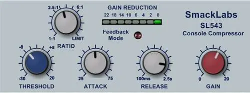 SL543 – Free compressor plugin by Smacklabs